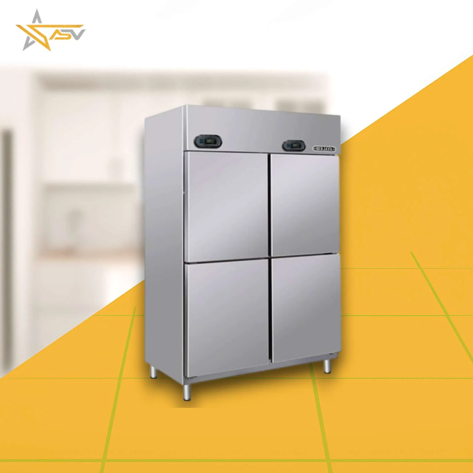 Four door vertical  chiller