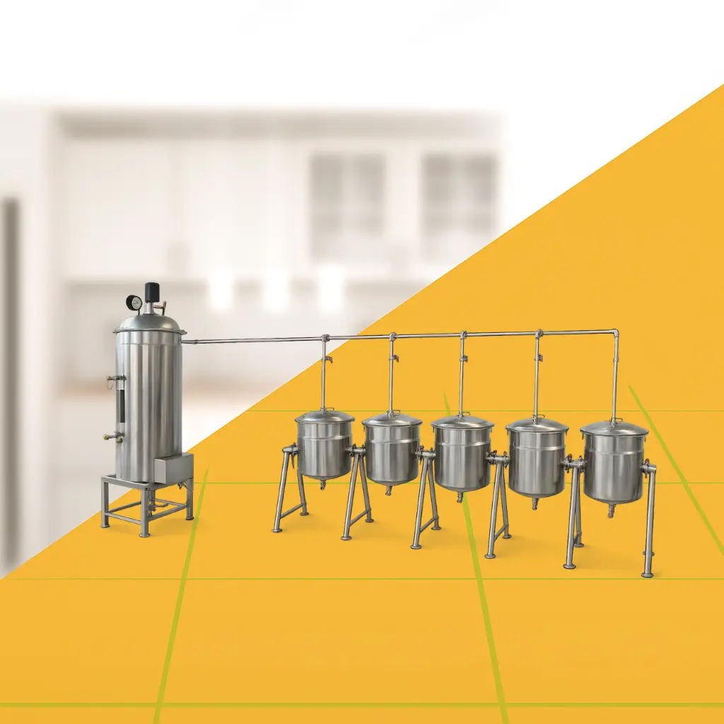Electric Steam Cooking Setup